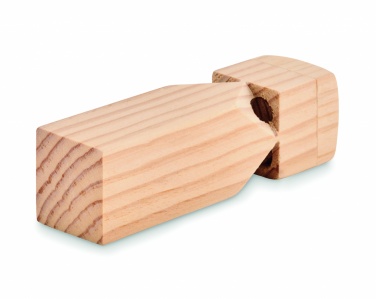 Logo trade promotional merchandise image of: Wooden train whistle