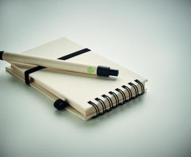 Logo trade promotional product photo of: A6 milk carton notebook set