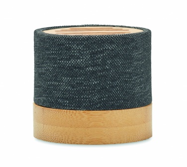 Logo trade promotional items image of: Bamboo RPET wireless speaker