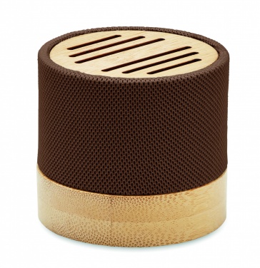 Logotrade promotional gift picture of: Bamboo RPET wireless speaker