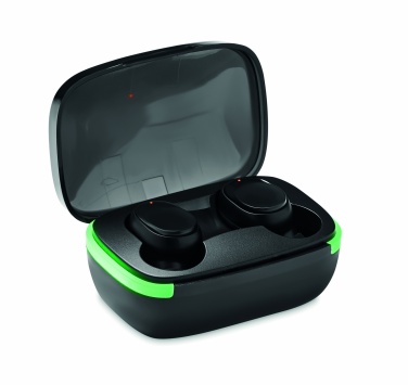Logo trade advertising products picture of: TWS earbuds with charging case