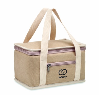 Logotrade business gifts photo of: 6 can cool bag canvas 320gr/m²