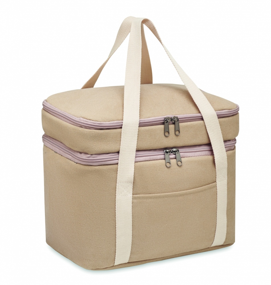 Logo trade promotional merchandise photo of: Cooler bag canvas 320 gr/m²