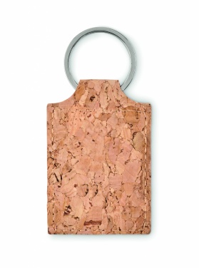 Logotrade promotional giveaway picture of: Rectangular cork key ring Imatra