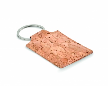 Logotrade corporate gift picture of: Rectangular cork key ring Imatra