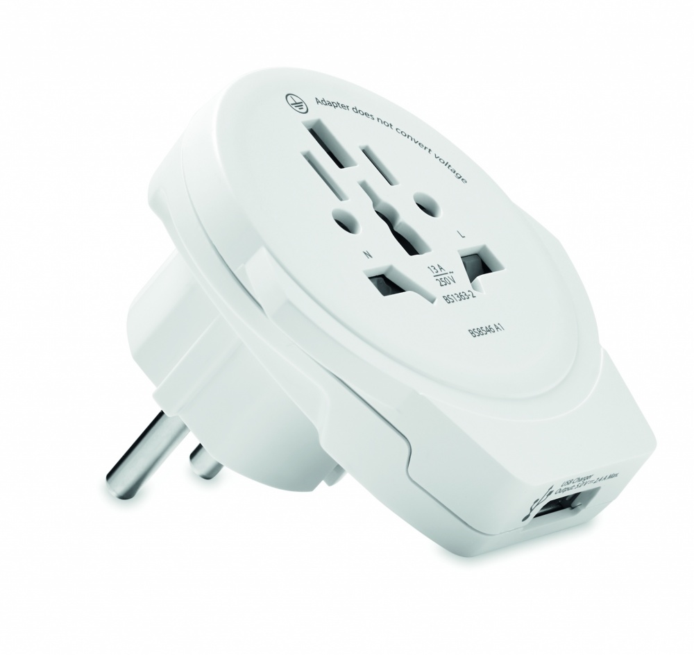 Logotrade advertising product picture of: Skross World to Europe USB 12W