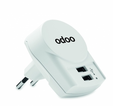 Logotrade promotional products photo of: Skross Euro USB Charger (2xA) 12W