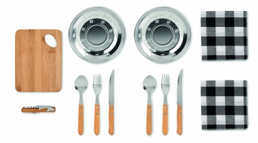Logotrade advertising product picture of: Picnic 2 person set in pouch