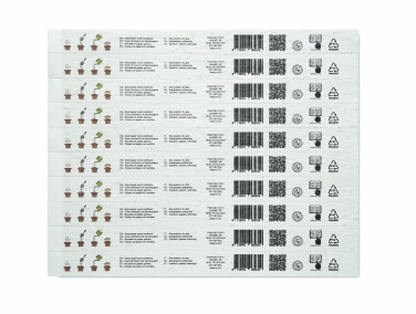 Logotrade promotional merchandise picture of: Sheet of seed paper wristbands