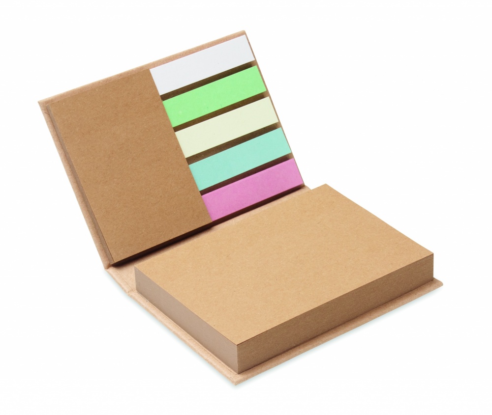 Logo trade corporate gifts image of: Recycled memo pad set