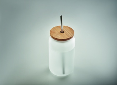 Logo trade promotional giveaways picture of: Sublimation mason jar 400 ml