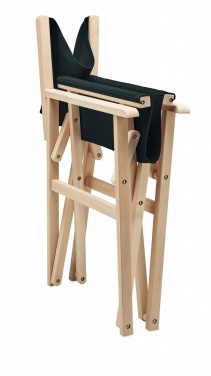 Logo trade corporate gifts picture of: Foldable wooden beach chair