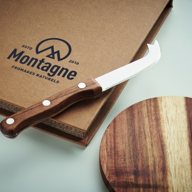 Logotrade promotional product image of: Acacia cheese board set Dresden