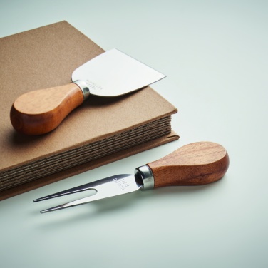 Logotrade business gift image of: Set of 4 cheese knives