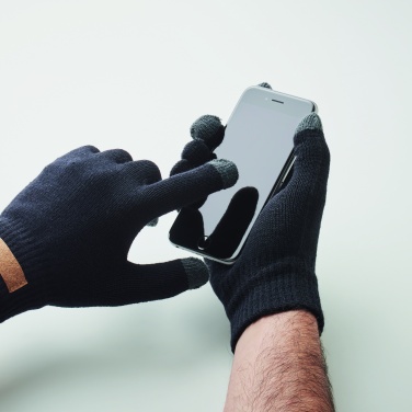 Logotrade promotional item image of: RPET tactile gloves
