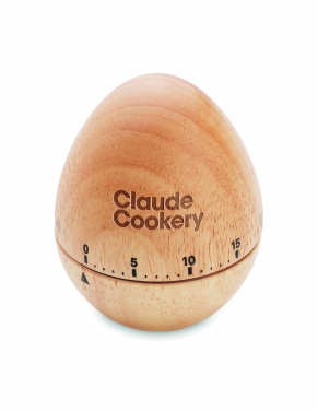 Logotrade promotional item image of: Pine wood egg timer