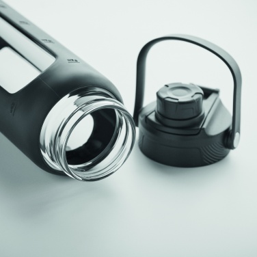 Logo trade promotional item photo of: Glass bottle with sleeve 750 ml