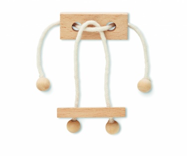 Logotrade promotional merchandise image of: Wooden brain teaser rectangle