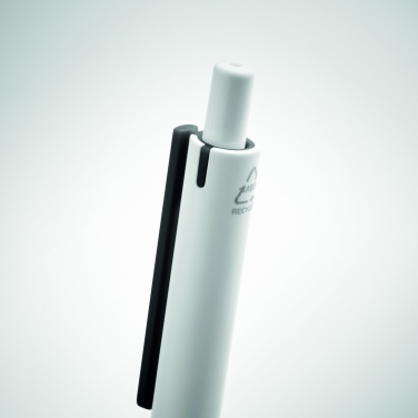 Logo trade promotional gift photo of: Recycled ABS push button pen