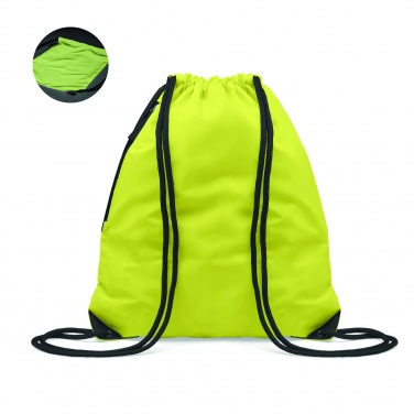 Logo trade business gifts image of: Brightning drawstring bag