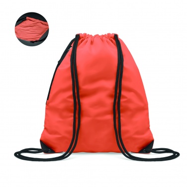 Logo trade business gifts image of: Brightning drawstring bag