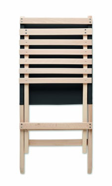 Logotrade promotional gift picture of: Foldable wooden beach chair
