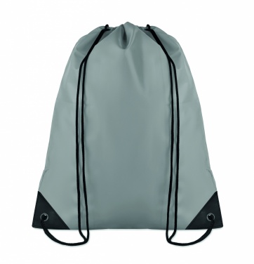 Logo trade promotional merchandise image of: 190T Polyester drawstring bag