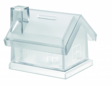 Logotrade promotional giveaways photo of: Plastic house coin bank