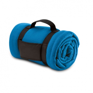 Logo trade promotional giveaways picture of: Fleece blanket