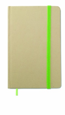 Logotrade promotional merchandise photo of: A6 recycled notebook 96 plain