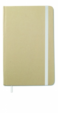 Logo trade promotional item photo of: A6 recycled notebook 96 plain