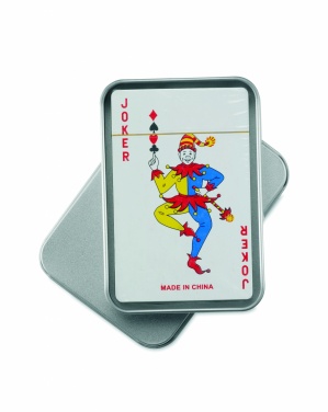 Logotrade promotional products photo of: Playing cards in tin box
