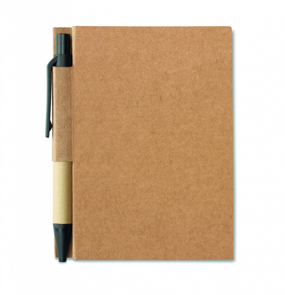 Logo trade corporate gift photo of: Recycled notebook with pen