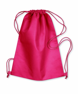 Logo trade advertising product photo of: 80gr/m² nonwoven drawstring