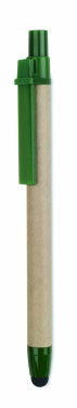 Logo trade promotional merchandise image of: Recycled carton stylus pen