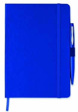 Logo trade promotional products picture of: A5 notebook with pen 72 lined