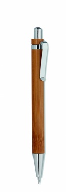 Logotrade promotional merchandise picture of: Bamboo pen and pencil set