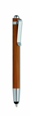 Logotrade promotional product picture of: Bamboo pen and pencil set