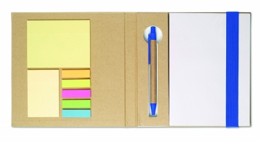 Logotrade promotional merchandise photo of: Notebook with memo set and pen