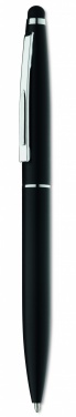 Logo trade business gifts image of: Twist type pen w stylus top
