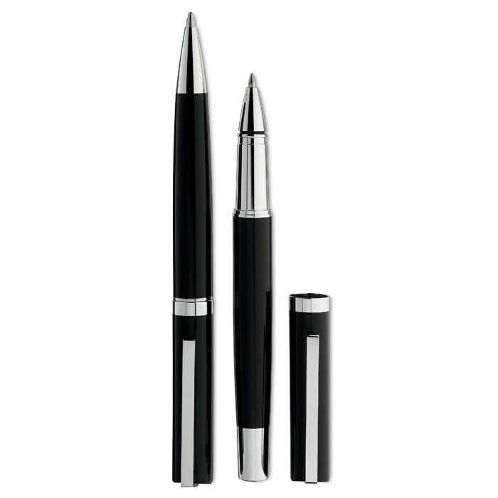 Logo trade promotional gifts picture of: Pen and roller in paper box