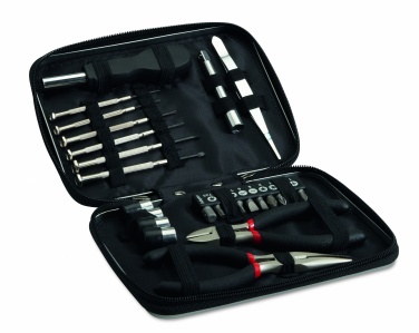 Logo trade promotional items picture of: 26 pcs tool in aluminium case