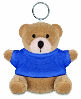 Logotrade promotional item picture of: Teddy bear key ring FINLAND