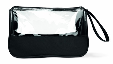 Logo trade promotional gifts picture of: Toiletry bag microfiber w PVC