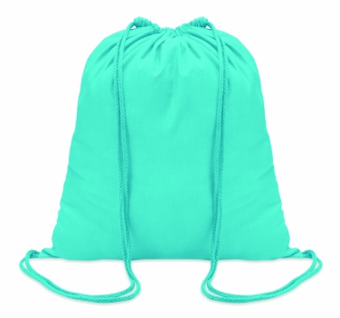 Logo trade promotional giveaway photo of: 100gr/m² cotton drawstring bag