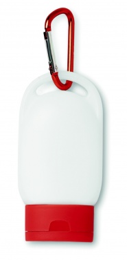 Logo trade promotional giveaways image of: 30 ml sunscreen lotion