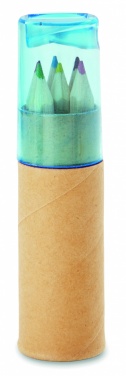Logo trade promotional gifts picture of: 6 coloured pencils