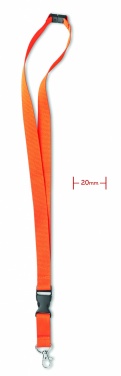 Logo trade business gifts image of: Lanyard hook and buckle 20 mm