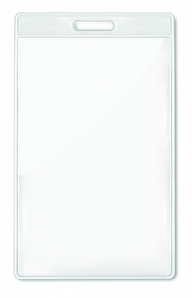 Logotrade promotional merchandise picture of: Transparent badge 7.5cmx12.5cm