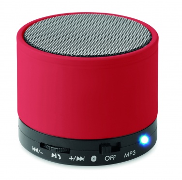 Logotrade business gifts photo of: Round wireless speaker